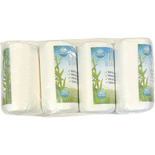 Bamboo Diaper Liner ALL Natural 100 Sheets - 4 Pack 400 Total