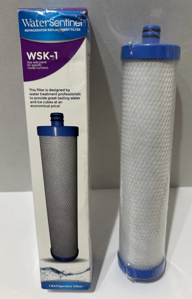 WaterSentinel WSK-1 Refrigerator Replacement Water Filter Filtration Sealed - Image 2 of 4