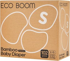 Diapers Viscose from Bamboo Diapers Natural Soft Disposable Nappies Infant Size