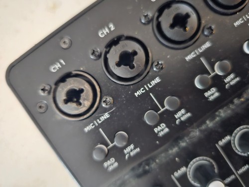 Harbinger LV14 Analog Mixer 14-Channel Bluetooth USB Stereo Audio 6x Mic Preamps - Picture 5 of 7
