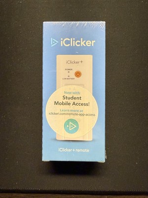 iClicker Remote iClicker+ RLR15 iClicker Plus White Student Classroom Sealed New