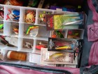 Mepps Rapala Yo-Zuri Mixed Lot Lures: Spinners Spoons Crankbaits + Line — photo 4