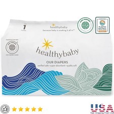 Safe Baby Diapers Non Toxic Organic Cotton EWG Verified Sensitive Skin 3x Drier