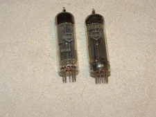 2 x Mullard 6CA4/EZ81 Rectifier Tubes*Very Strong Testing*#R28