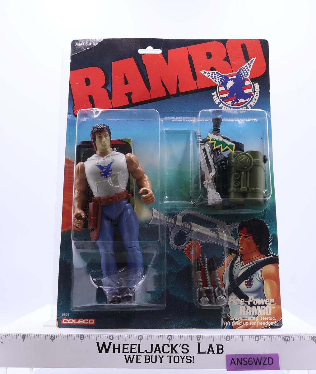 Fire Power Rambo from Rambo Force of Freedom 1985 Coleco Figure