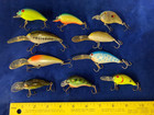 NICE LOT OF  TEN GREAT VINTAGE  BASS FISHING LURES — photo 1