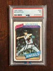 1980 Nolan Ryan Topps Baseball Card #580 California Angels PSA 7 HOF