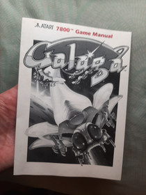 Atari 7800 GALAGA - CIB / Complete, 1987 - Good condition - Tested, works great!