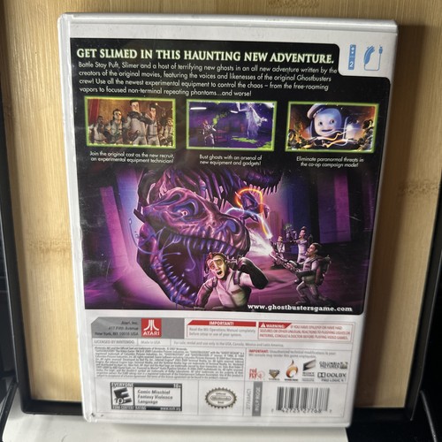 Ghostbusters: The Video Game Nintendo Wii 2009 CIB Complete Clean Atari - Picture 2 of 3