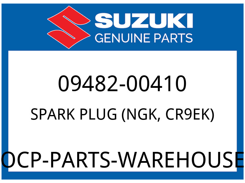 Suzuki OEM Part 09482-00410 SPARK PLUG CR9EK