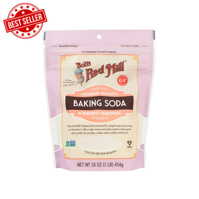 Bob's Red Mill Baking Soda 16oz Vegan Non-GMO Gluten Free Kosher Powder