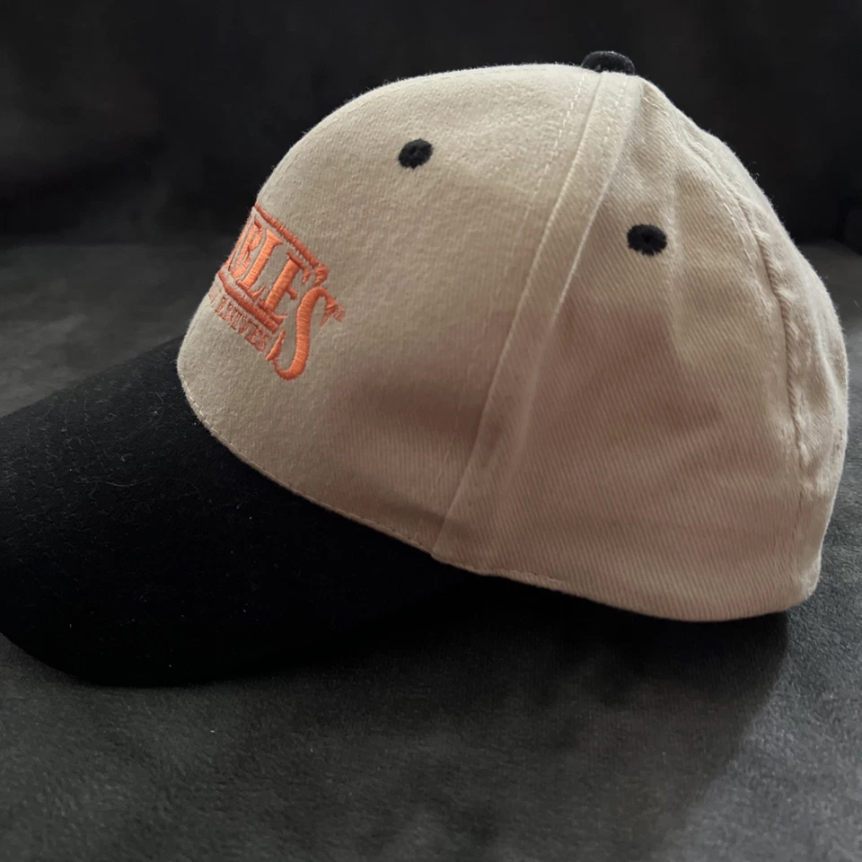 Sombrero Cuchillos Calidad Canicas Negro Beige Gorra Monograma Ajustable Foto 4 de 4