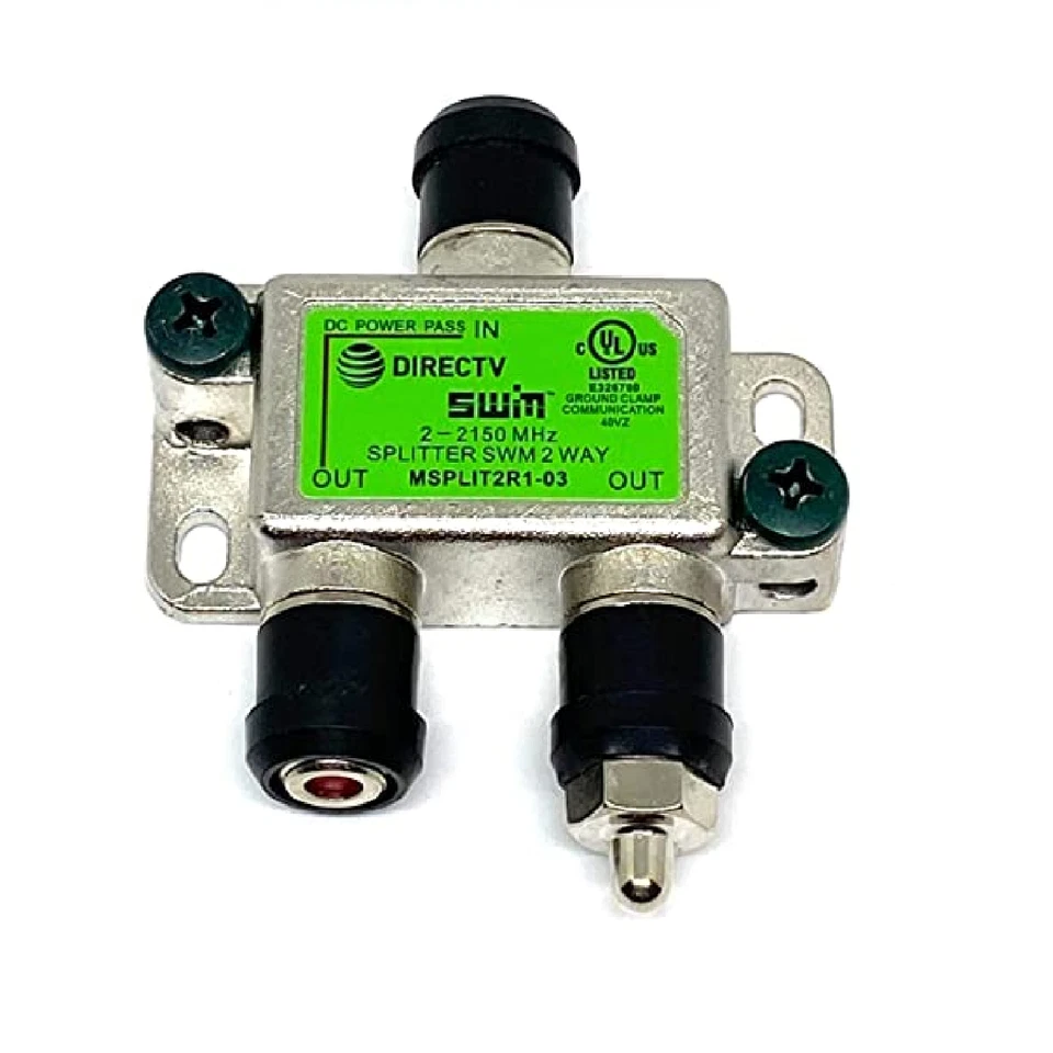 DirecTV 2 Way SWM Green Splitter MSPLIT2R0-01 SWiM 2Way MRV Wholehome DVR New - Image 4 of 4