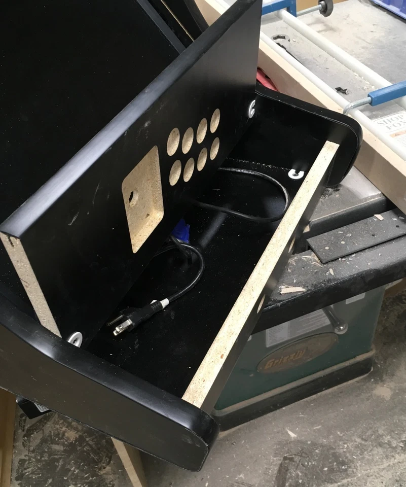 Bartop Arcade Cabinet Kit - Black, Easy Assembly hardware, Basic Kit 17.75" Wid - Image 3 of 4