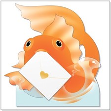Special Delivery Card Collection - Goldfish - Sushi