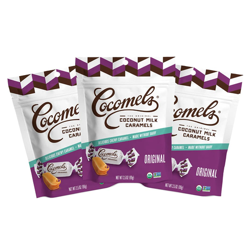 Caramelos de leche de coco originales Cocomels, 3,5 OZ, paquete de 3, sin lácteos, vegano, Orga - Imagen 6 de 11