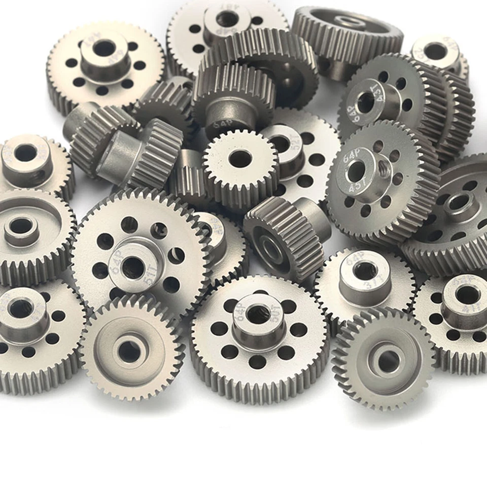 7075 Aluminum Metal Gear 21-54T Motor Gear for 1/10 RC Model Car Accessories - Image 2 of 4