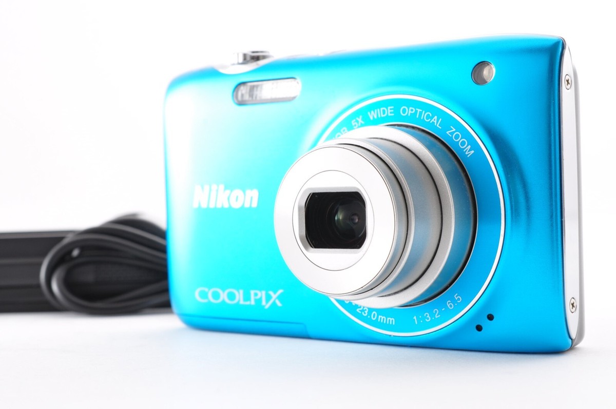 【人気ショップが最安値挑戦！】 Nikon Coolpix S3100 Blue Excellent+++++ Compact Digital デジタルカメラ