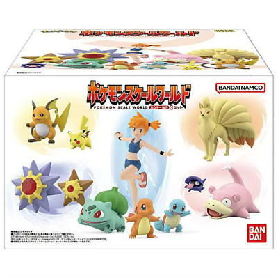 Pokemon Scale World Kanto Region 3 Set of 18 Figures