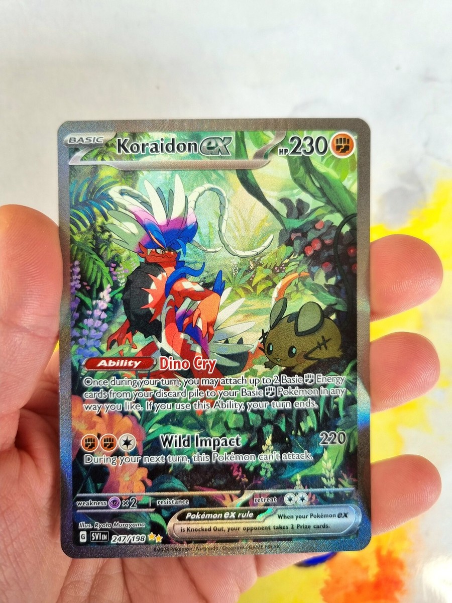 Pokémon card Pokemon Card Koraidon EX 247/198 | eBay