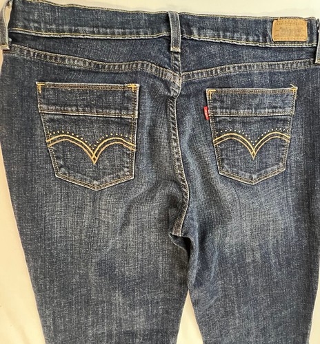 Levis 515 Womens 5 Pocket Boot Cut Denim Blue Jeans Size 10L/C - Picture 10 of 12