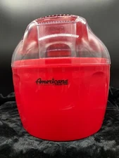Americana EIM-1400R 1.5 Qt Freezer Bowl Automatic Homemade ice-cream 1.5 Qt Red