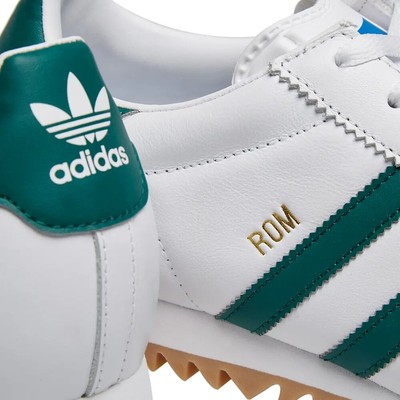 adidas rom green stripes