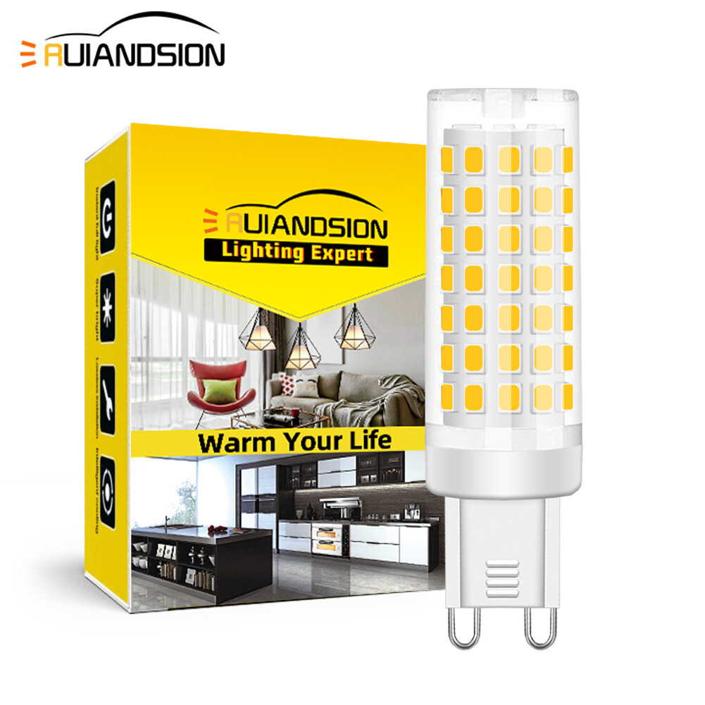 Ruiandsion Dimmable G9 Light Bulb 220V Daylight White for Crystal Chandelier – Florida