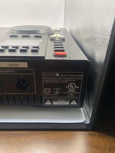 Edison Scratch 2500 MKIV Professional Dual CD USB MP3 DJ Audio Mixer - Bild 10 von 10