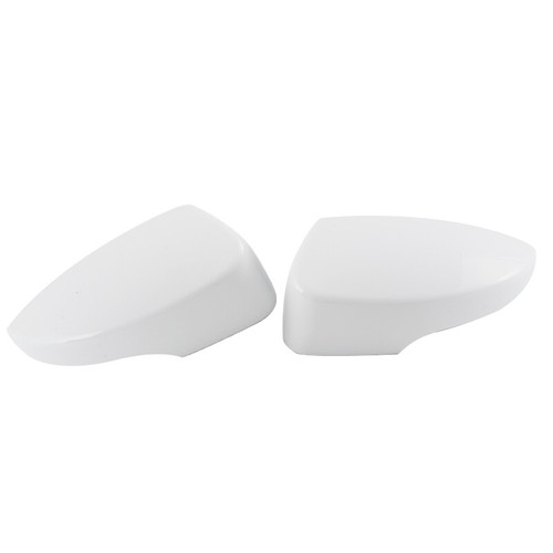 2x Tapas de cubierta de espejo retrovisor con superposición lateral blanca para Ford Escape 2013~2019 con señal de giro - Imagen 10 de 12