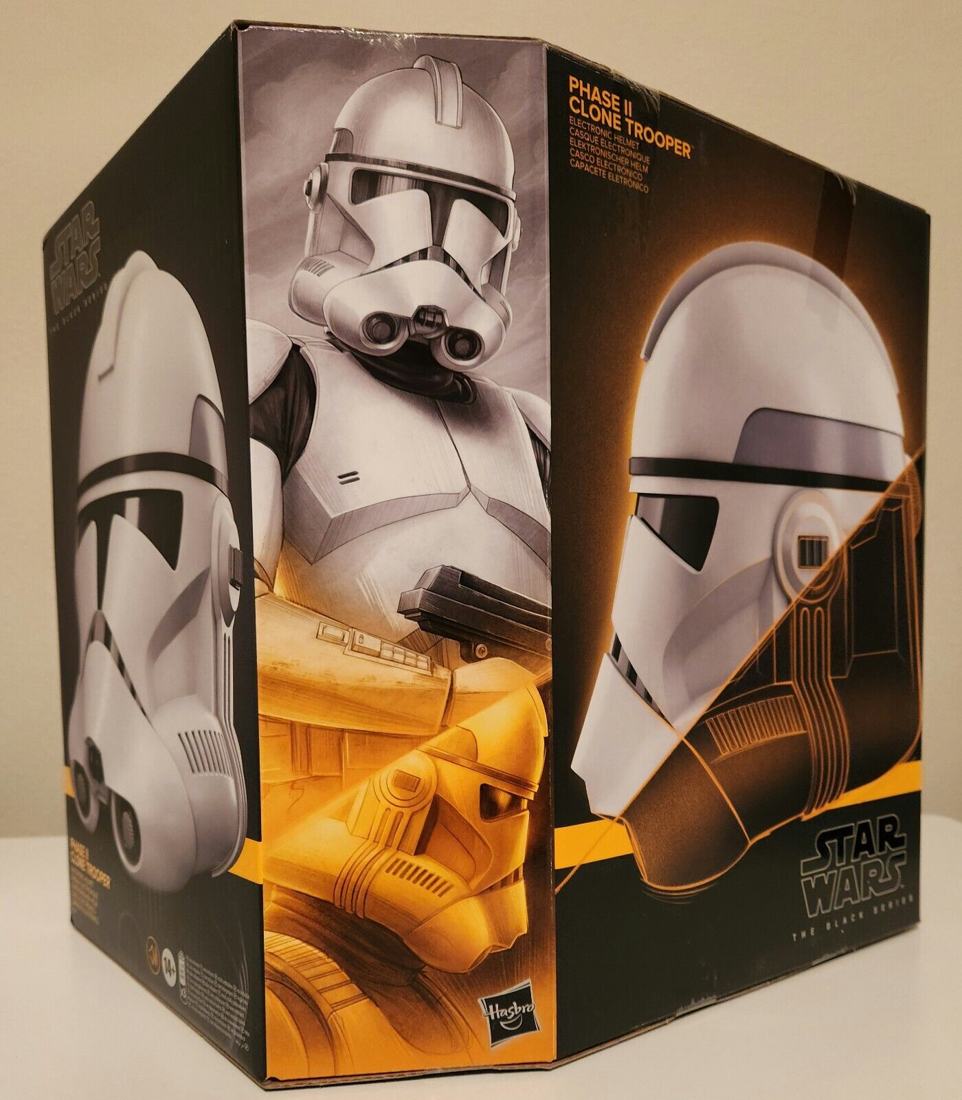Star Wars Black Series:  Phase II Clone Trooper Premium Helmet - NISB