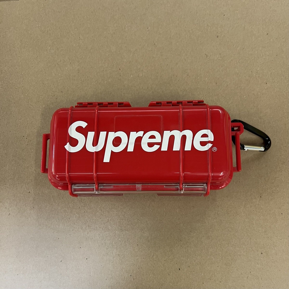 Pre Owned SS14 Supreme Pelican 1030 Micro Case Box Red 2014