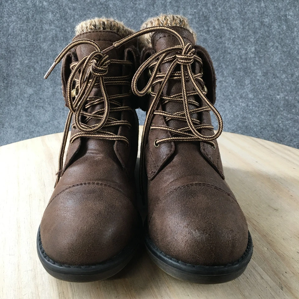 Botas de Senderismo de Montaña Cliffs by White para Mujer 7.5 M Cubierta Tela Marrón C27798 Foto 4 de 4