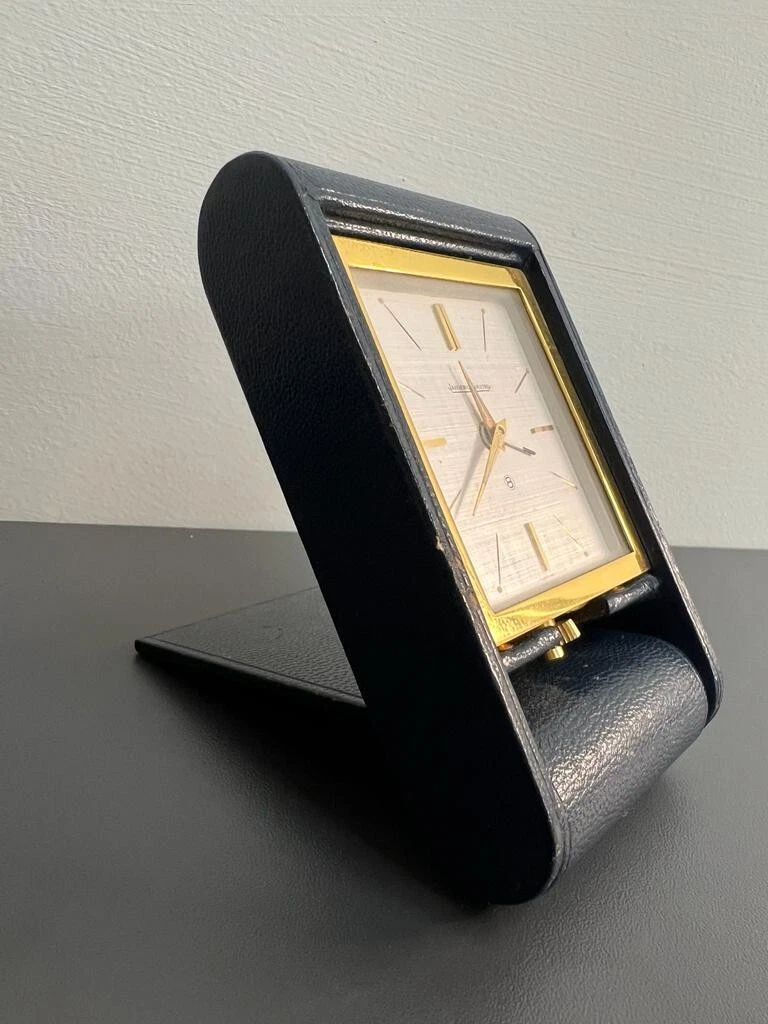 Sveglia da Viaggio Orologio da Tavolo Jaeger LeCoultre Originale Vintage