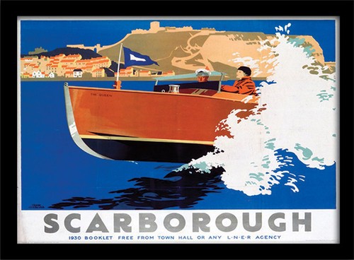 Yorkshire Tourism Art Posters Framed Prints 78 Different York Scarborough Dales - Picture 47 of 90