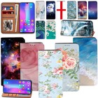 Leather Smart Cover Phone Case Fit Huawei P20/P30/P40/P Smart Series Smartphones