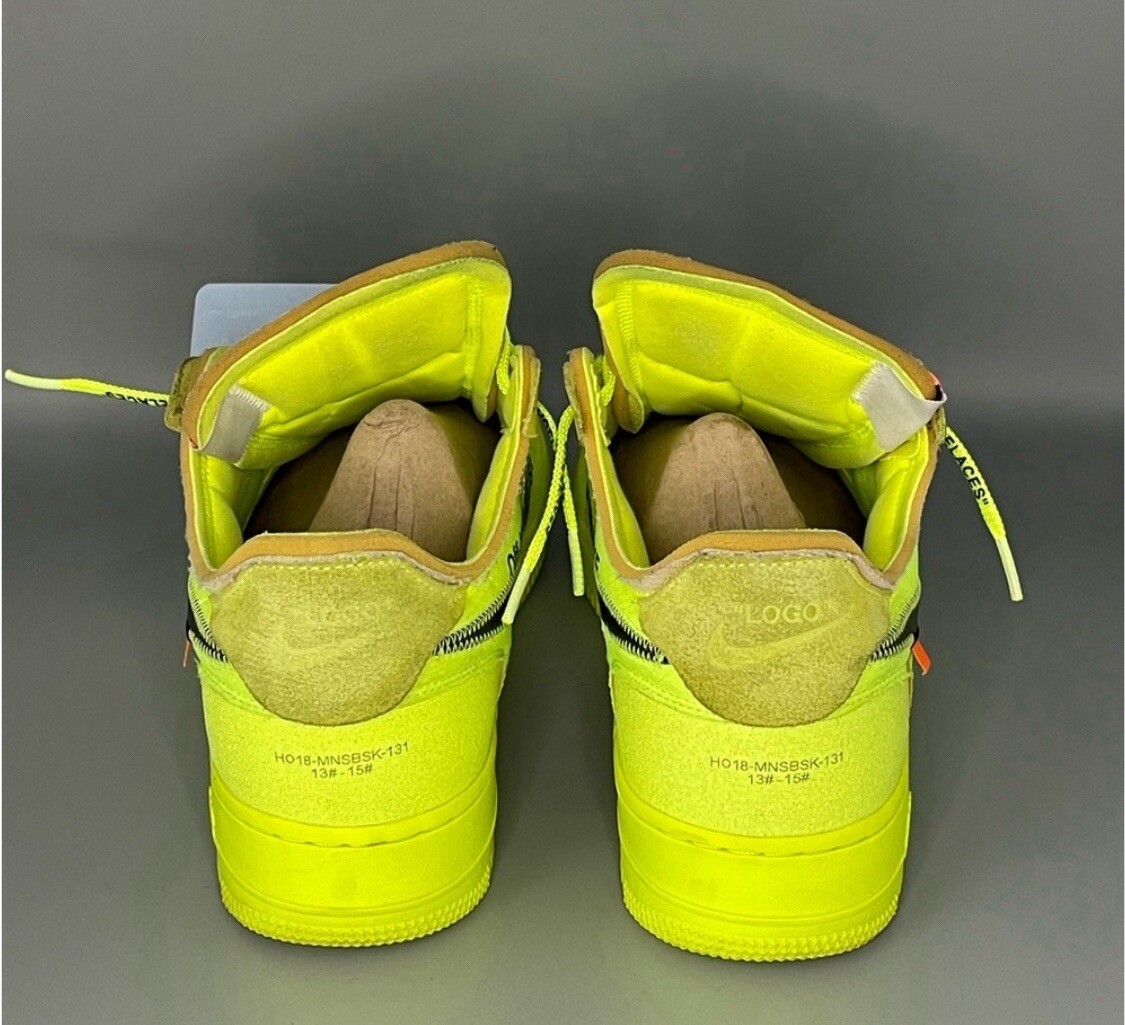 OFF WHITE X NIKE Nike Off White x Air Force 1 Low Volt taglia 13 con scatola