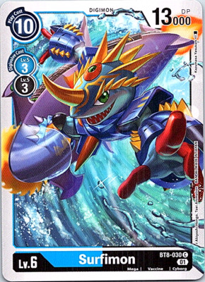 Surfimon BT8-030 C Digimon Near Mint