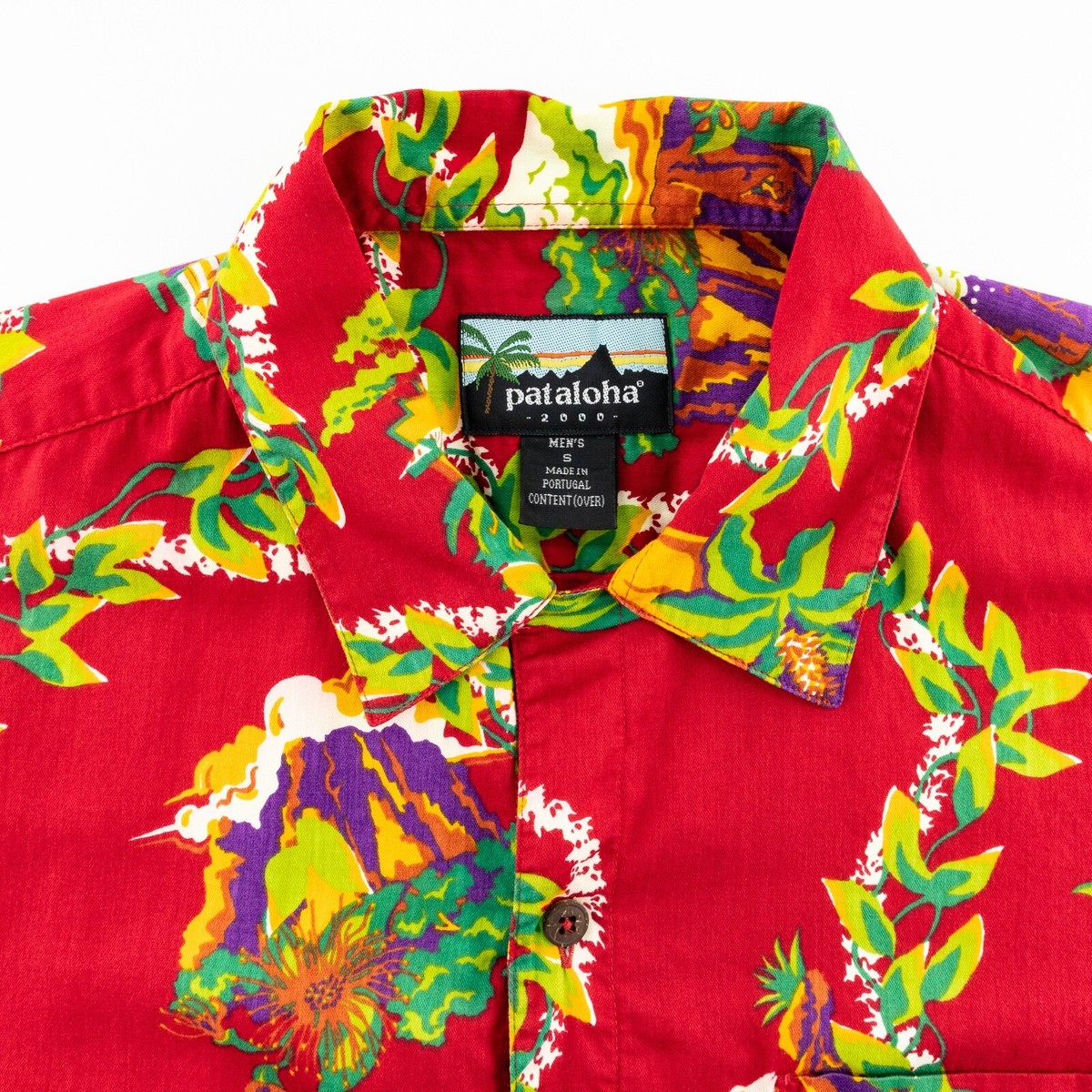 トップス pataloha 00s Patagonia (パタゴニア) 00s フラワー&サーフィン柄 パタロハ