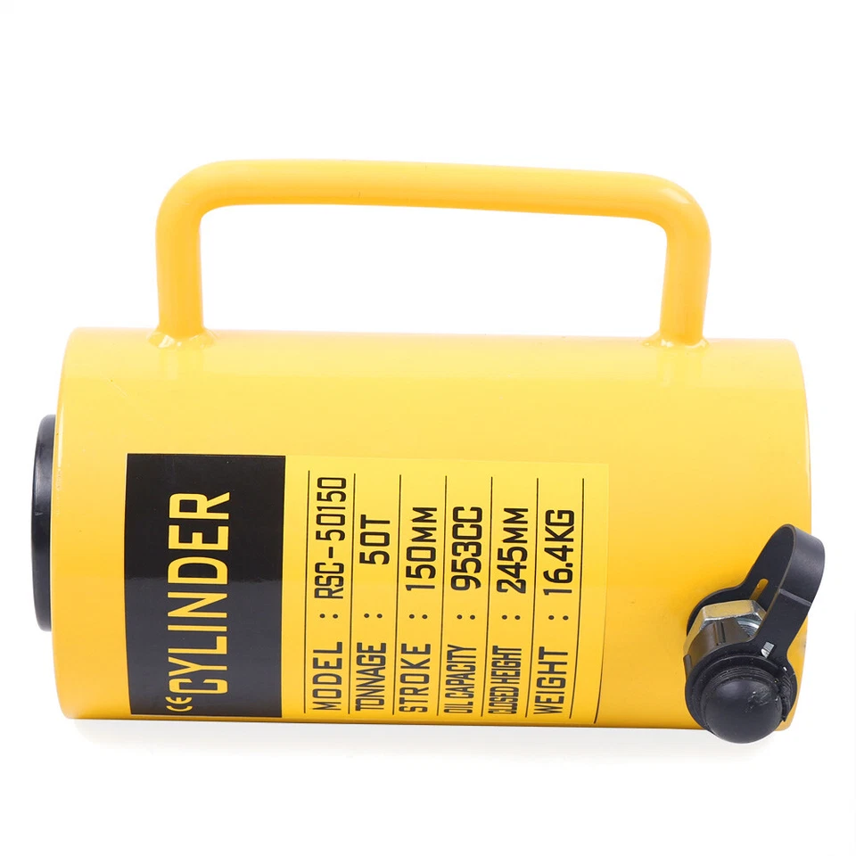 50 Ton Hydraulic Cylinder Jack Solid Ram 150mm/6 inch Stroke Single Acting New - Image 4 of 4