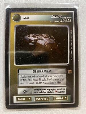 Star Trek CCG - Rules of Aquisition - Jovis (Ship - Non-Aligned)