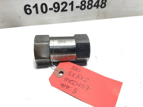 Hoke CVHF6H14S Hastlelloy C-276 Check Valve Stainless Steel