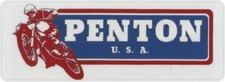 #677 (1) 4" Penton Dirtbike Moto Vintage  Sponsor Repro  Decal Sticker LAMINATED