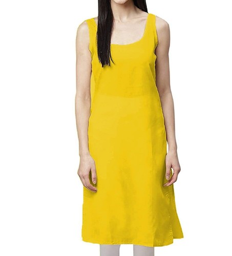 Women Cotton Full Length camisole, Women's Inner Slip, Innerwear Camisole Dress - Picture 64 of 67