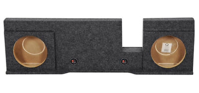 Dual 10'' Subwoofer Sub Box Enclosure For 2004-2008 Ford F150 Xcab or SuperCrew