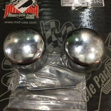 MID-USA chrome axle nut cover kit #56526
