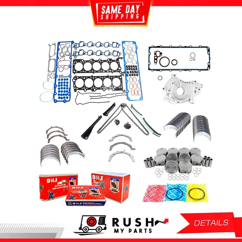 03-04 Master Engine Rebuild Kit For Ford E-350 6.8L V10 SOHC 20v DNJ EK4184AM