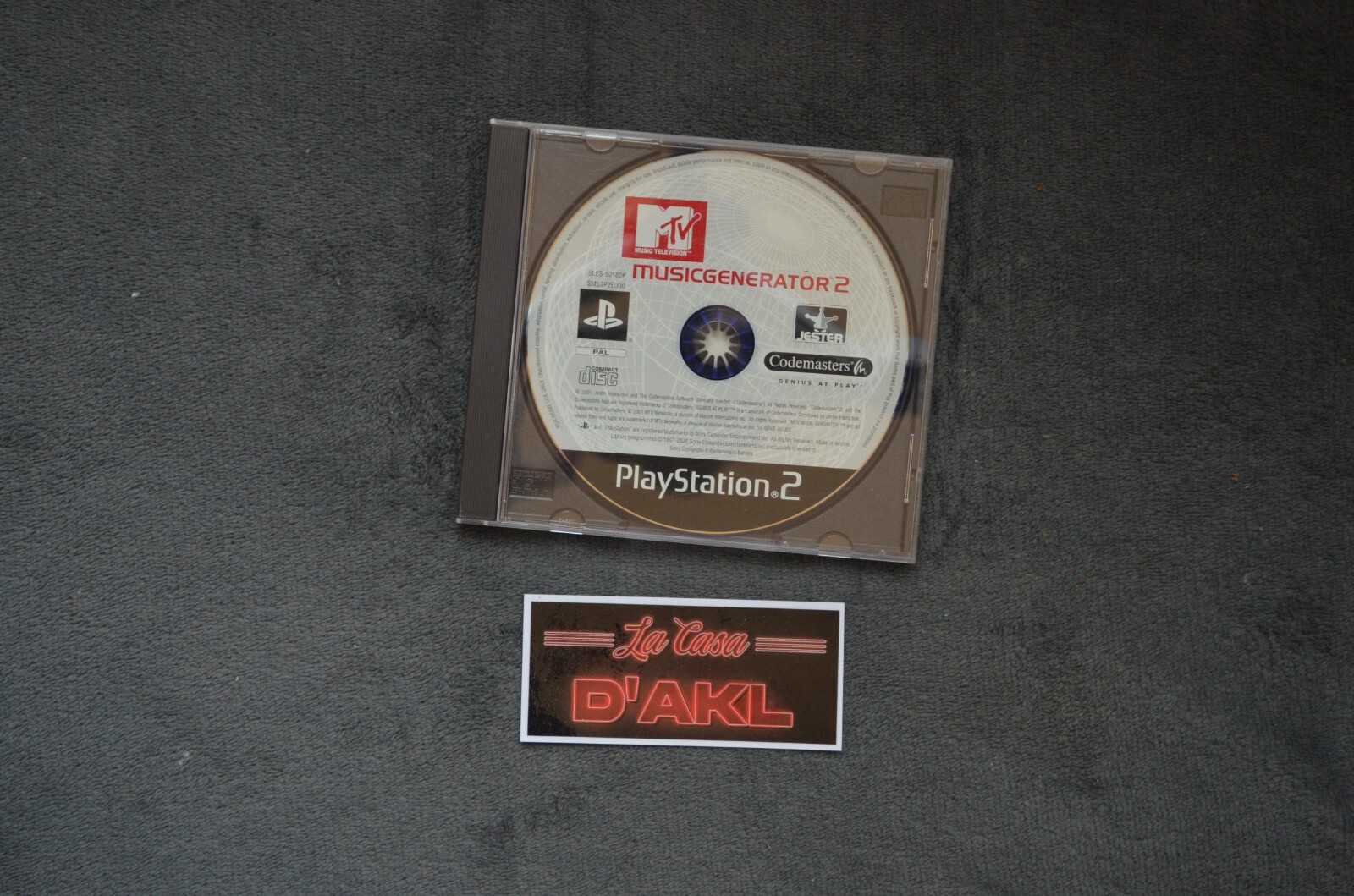 MTV Music Generator 2 CD SEUL sur Playstation 2 - PS2 FR TBE