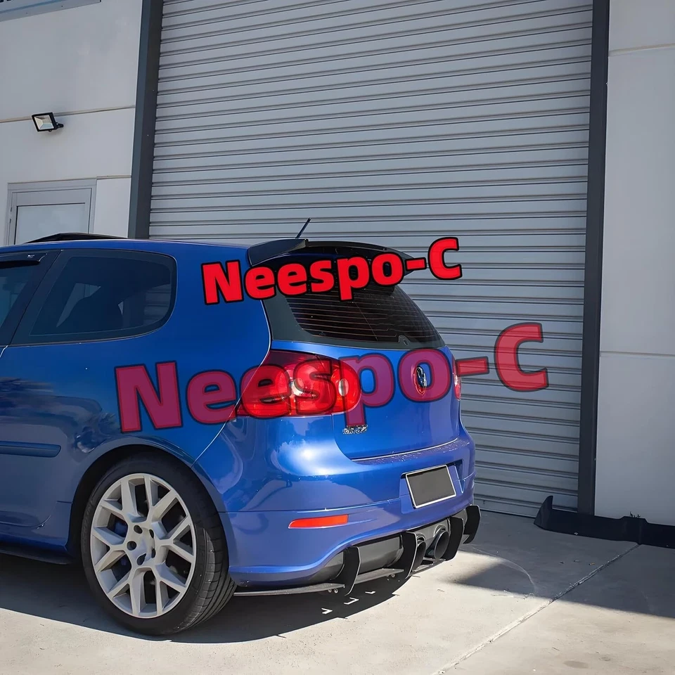 For Volkswagen Golf GTI R32 MK5 Rear Roof Window Spoiler Wing Glossy Black 06-09 Foto 3 de 4