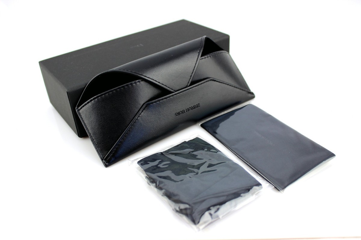 RARE NEW Genuine DIOR HOMME 0205S Palladium Black Mirror Pilot